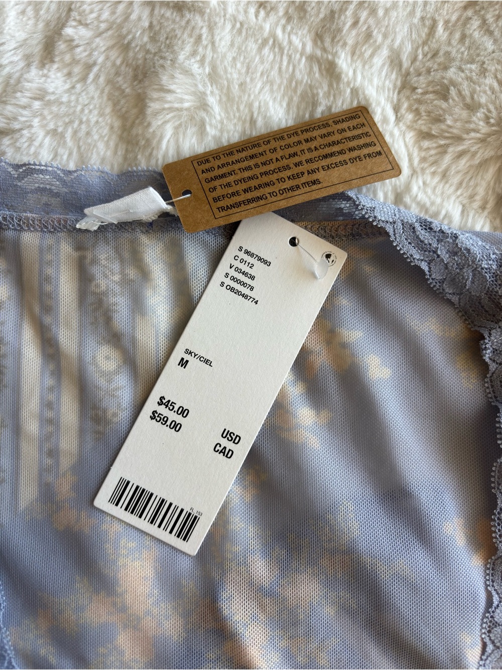 Urban Outfitters Kimchi Blue Sybil Witchy Mesh Top Size Medium NEW Fairy Sheer - Picture 12 of 13